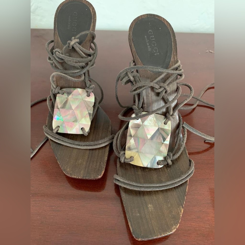 COPY - Gucci brown strappy sandals size 37